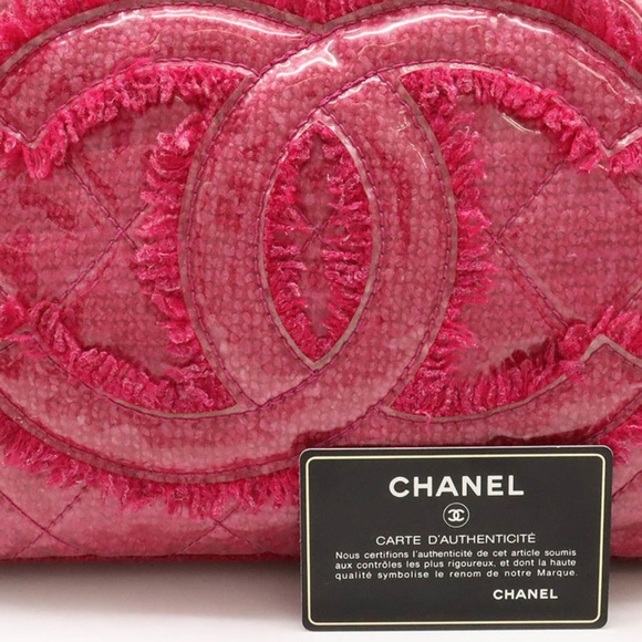 CHANEL Fuchsia Quilted Tote Bag - Picture 3 of 4